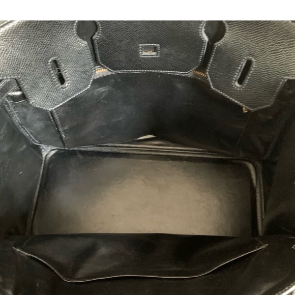 Vintage Black Birkin style - Picture 10 of 16